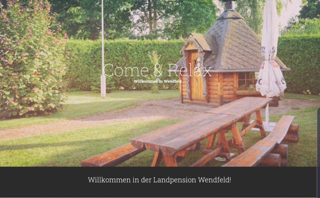 Landpension Wendfeld Sanitz Esterno foto